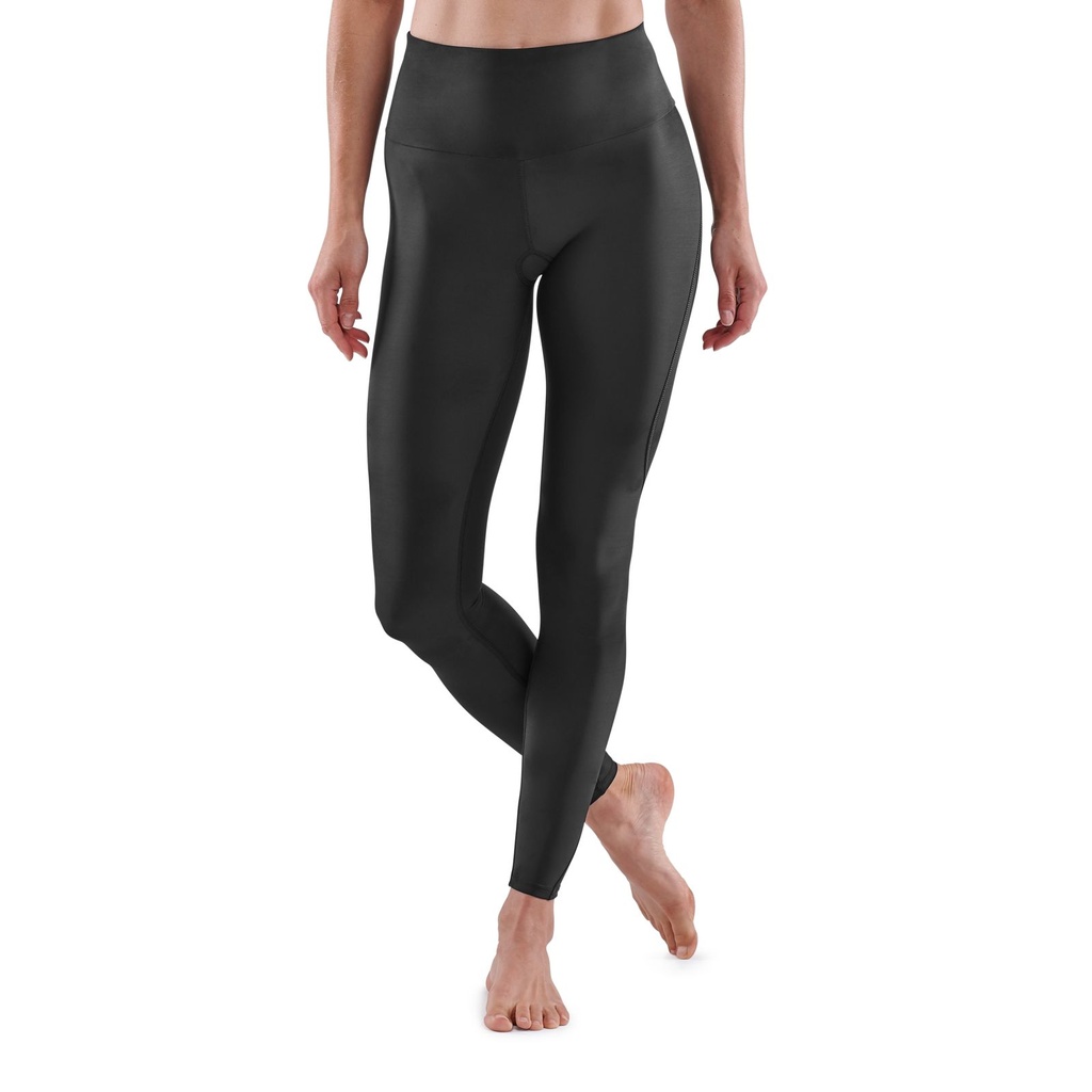 SKINS SERIES-3 WOMEN'S TRAVEL AND RECOVERY LONG TIGHTS BLACK