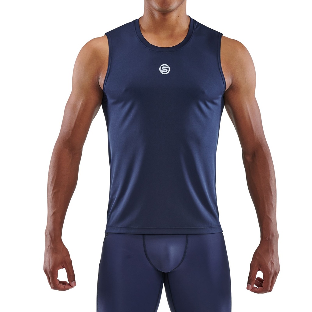 SKINS SERIES-3 MEN'S TANK TOP NAVY BLUE