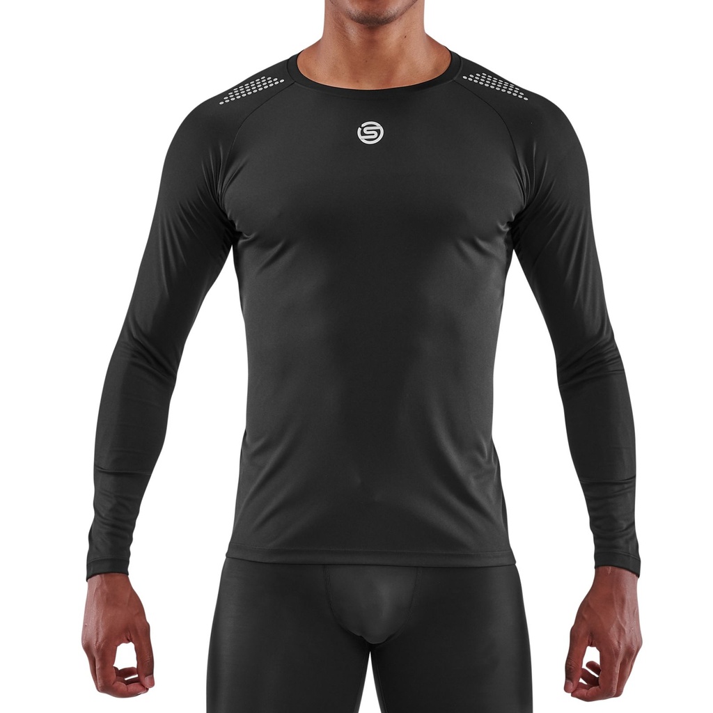 SKINS SERIES-3 MEN'S LONG SLEEVE TOP BLACK