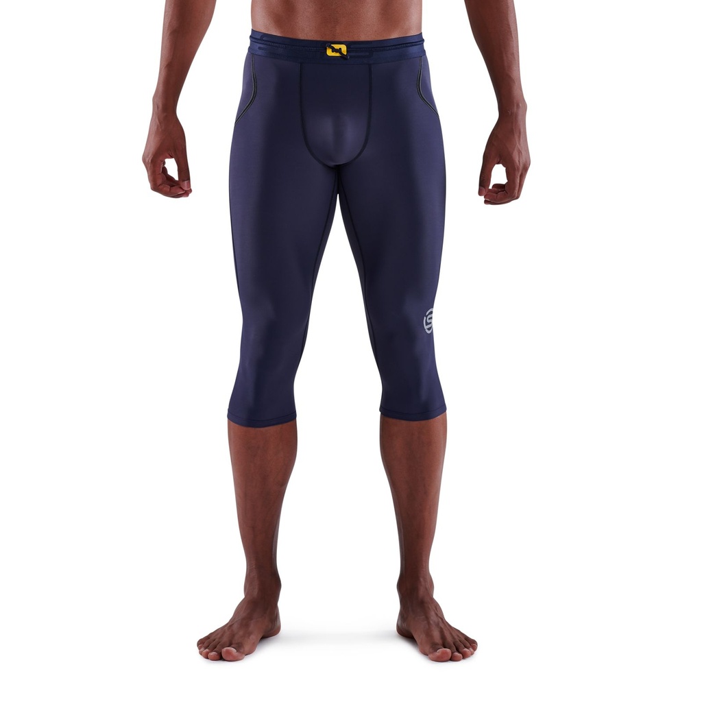 SKINS SERIES-3 MEN'S THERMAL 3/4 TIGHTS NAVY BLUE