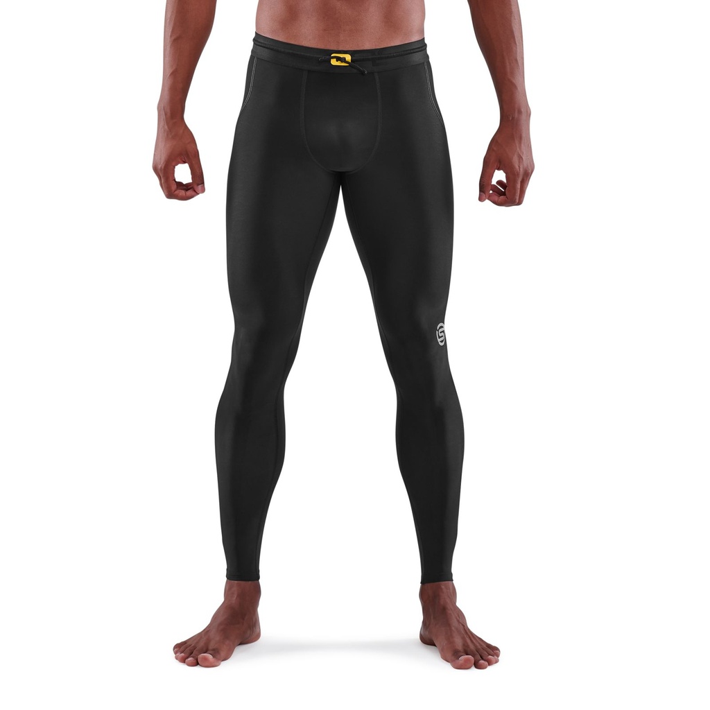 SKINS SERIES-3 MEN'S THERMAL LONG TIGHTS BLACK