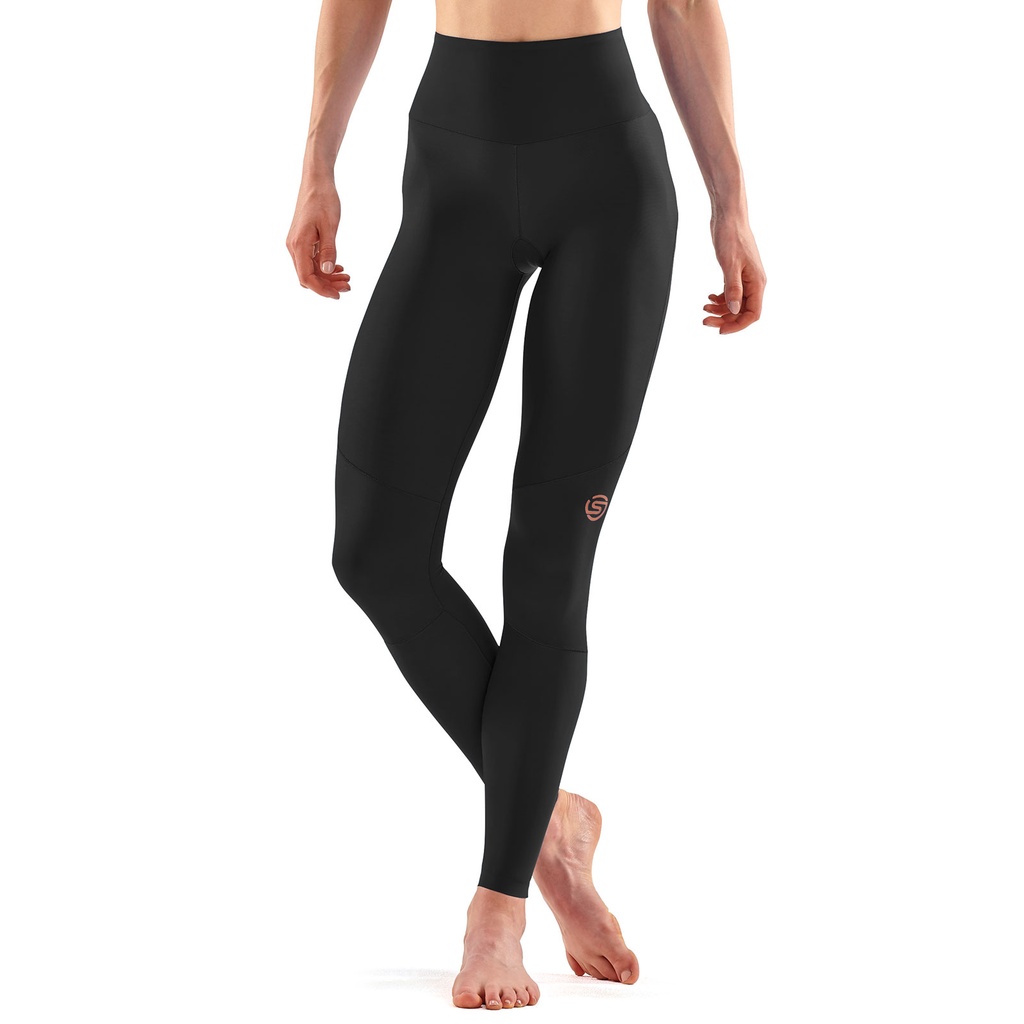 SKINS SERIES-5 WOMEN'S RECOVERY LONG TIGHTS BLACK