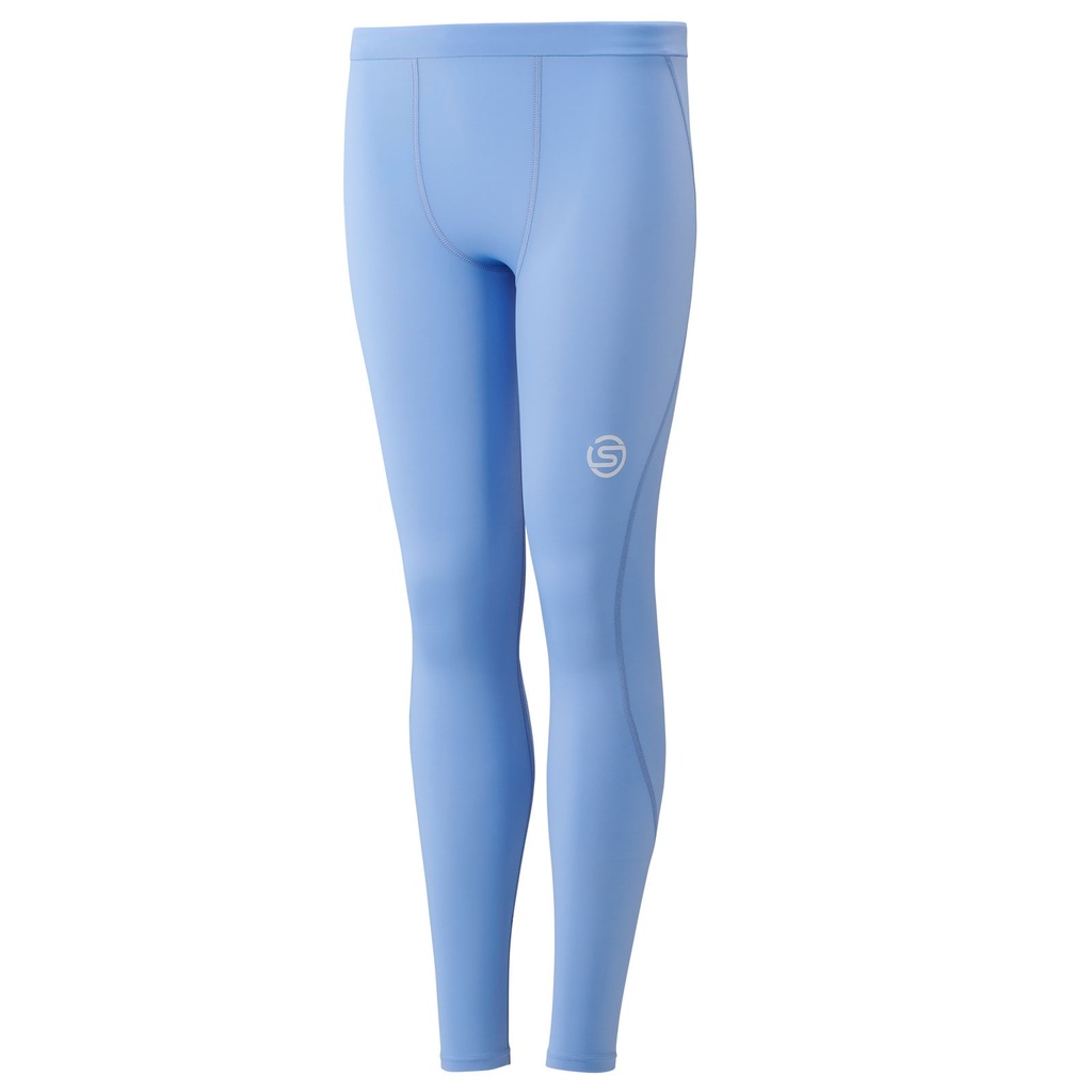 SKINS SERIES-1 YOUTH LONG TIGHTS SKY BLUE