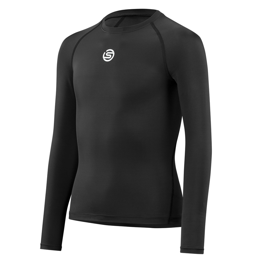 SKINS SERIES-1 YOUTH LONG SLEEVE TOP BLACK