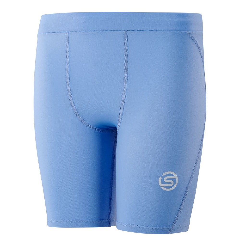 SKINS SERIES-1 YOUTH HALF TIGHTS SKY BLUE