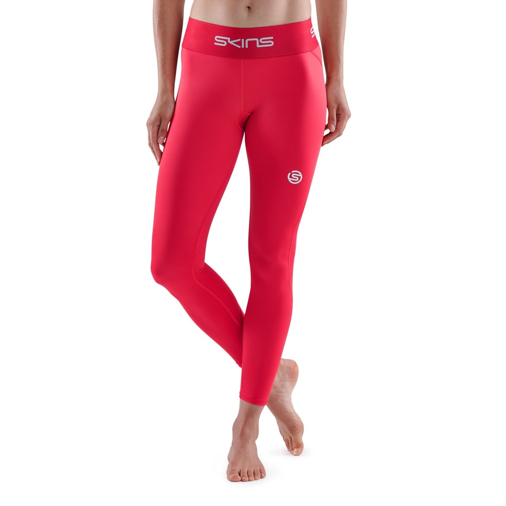 SKINS SERIES-1 WOMEN'S 7/8 TIGHTS RED