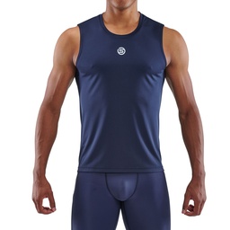 [ST01504629010] SKINS SERIES-3 MEN'S TANK TOP NAVY BLUE