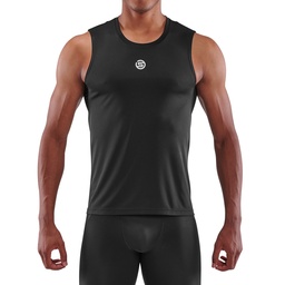 [ST01504629001] SKINS SERIES-3 MEN'S TANK TOP BLACK