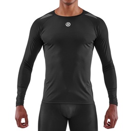 [ST01504569001] SKINS SERIES-3 MEN'S LONG SLEEVE TOP BLACK