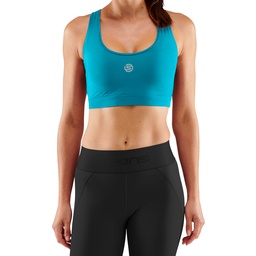 [ST40730133060] SKINS SERIES-3 WOMEN'S ACTIVE BRA CYAN