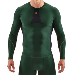 [SF00500050561] SKINS SERIES-5 MEN'S LONG SLEEVE GREEN/GREY