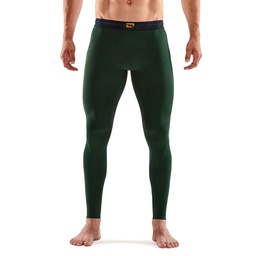 [SF00500010561] SKINS SERIES-5 MEN'S LONG TIGHTS GREEN/GREY